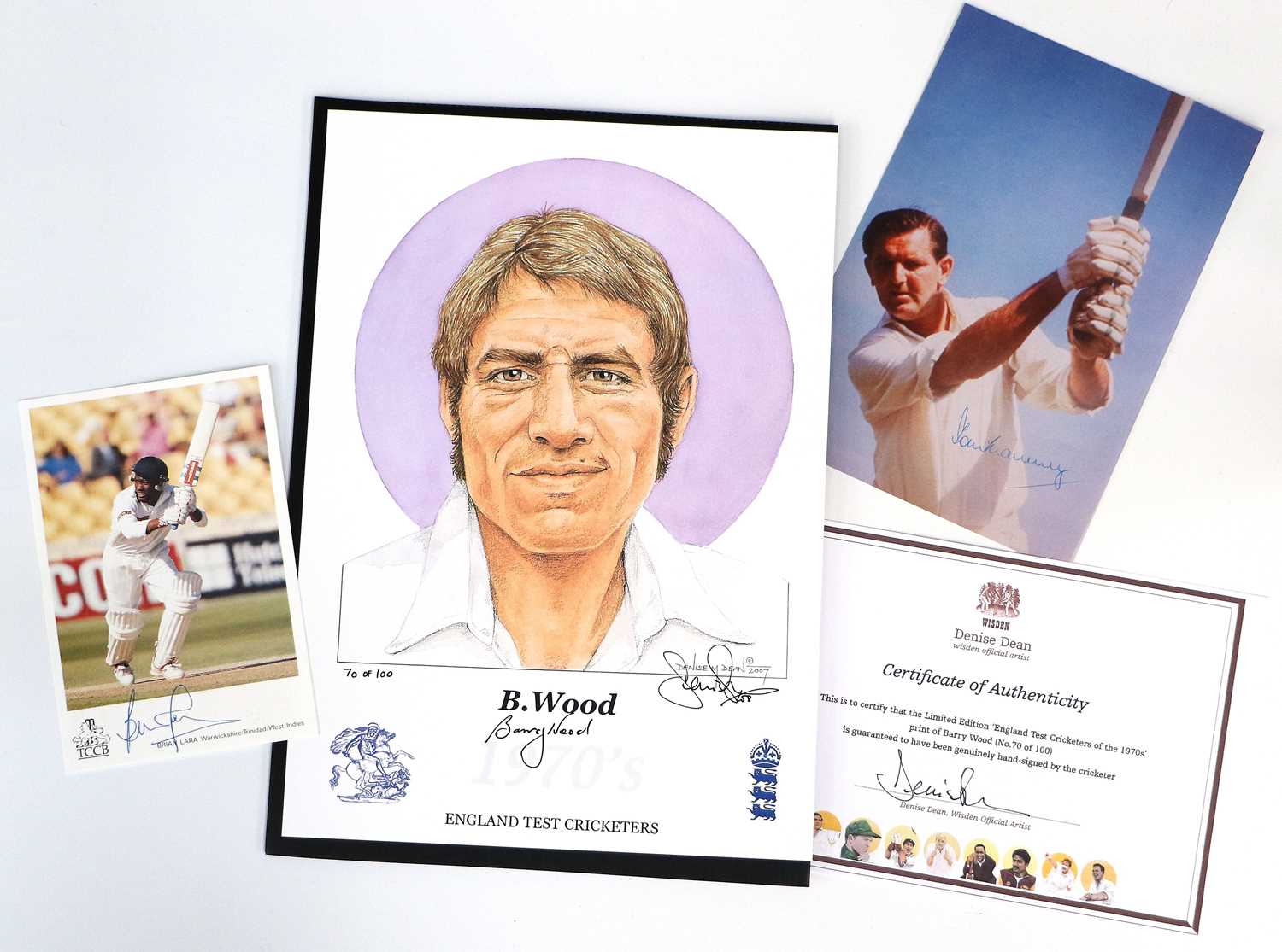 Various Cricket Related Autographed Photographs - Image 4 of 14