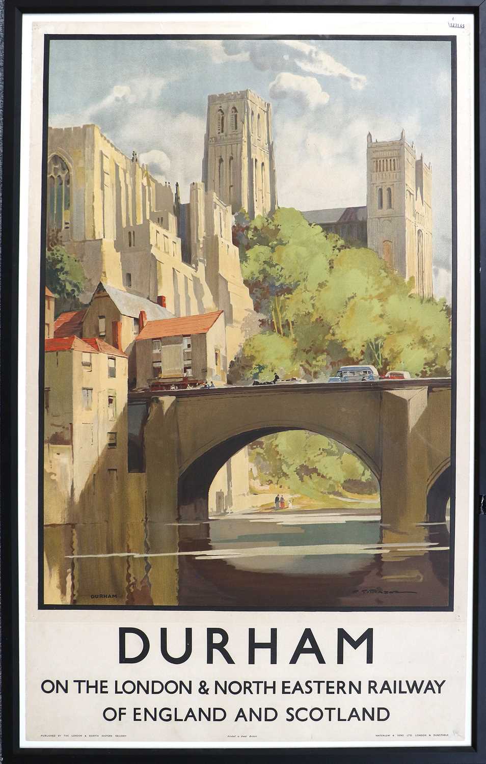 LNER Poster Durham On The London & North Eastern Railway Of England And Scotland, By Tittensor dr