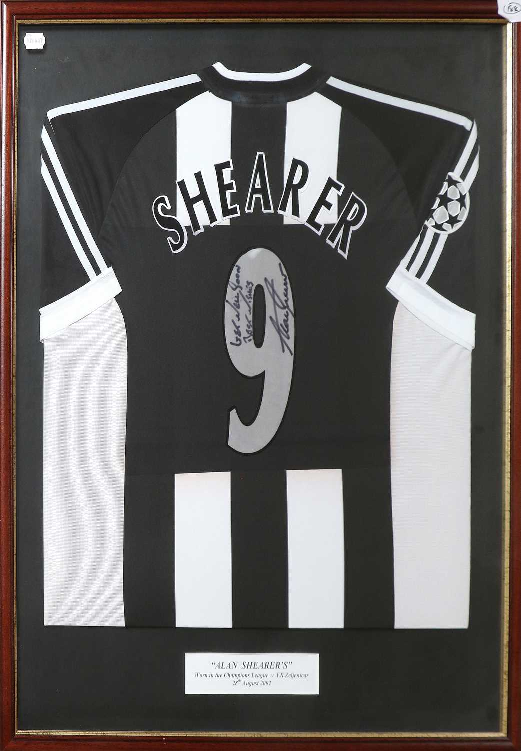 Newcastle United Match Worn Alan Shearer Shirt