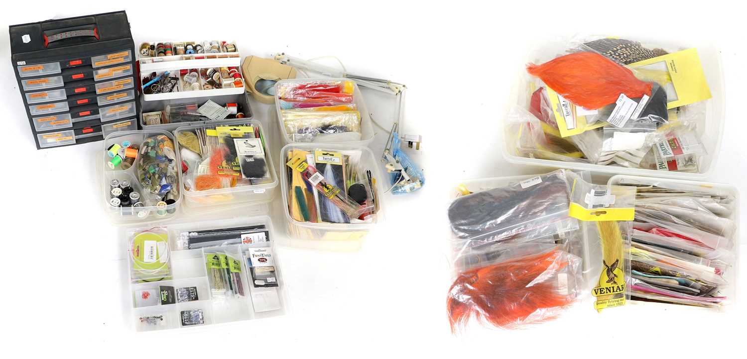 A Large Quantity of Flytying Materials