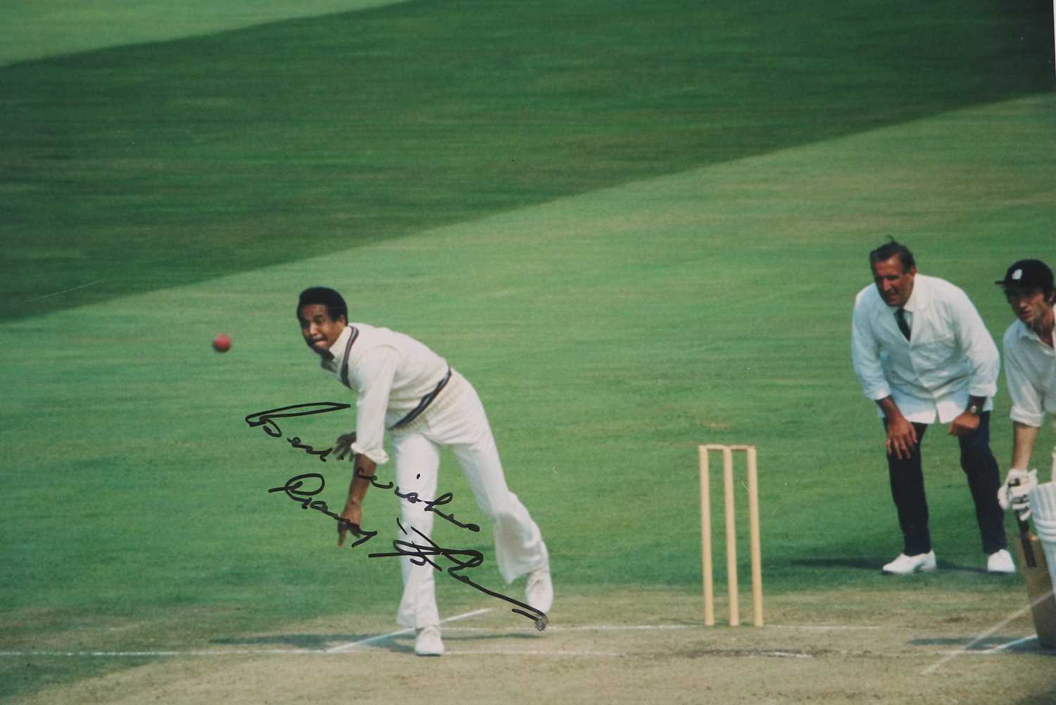 Various Cricket Related Autographed Photographs - Image 2 of 14