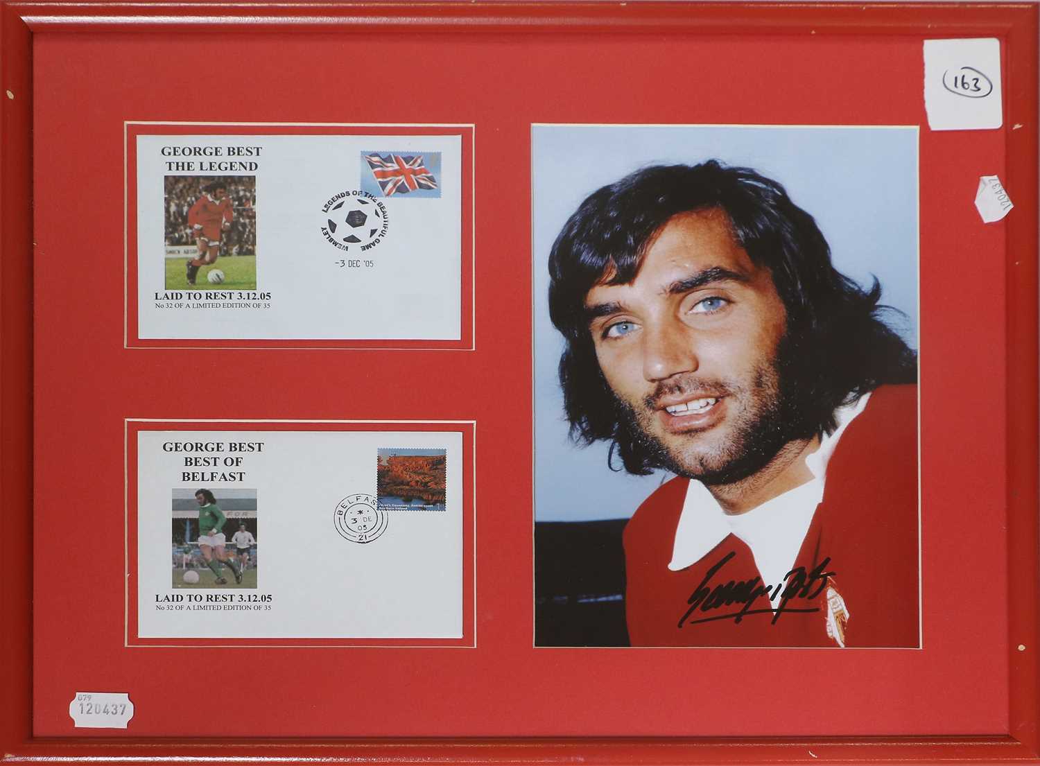 George Best Autographed Photographs - Image 2 of 5