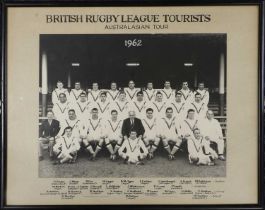 British Rugby League Tourists 1962 Team Photograph