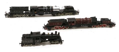 Constructed HO Gauge Kits With Motors Of Beyer-Garrett Locomotives