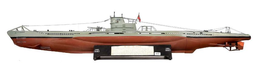 Kit Built 1:40 Scale Model Of U47 (Type VIIB U-Boat)