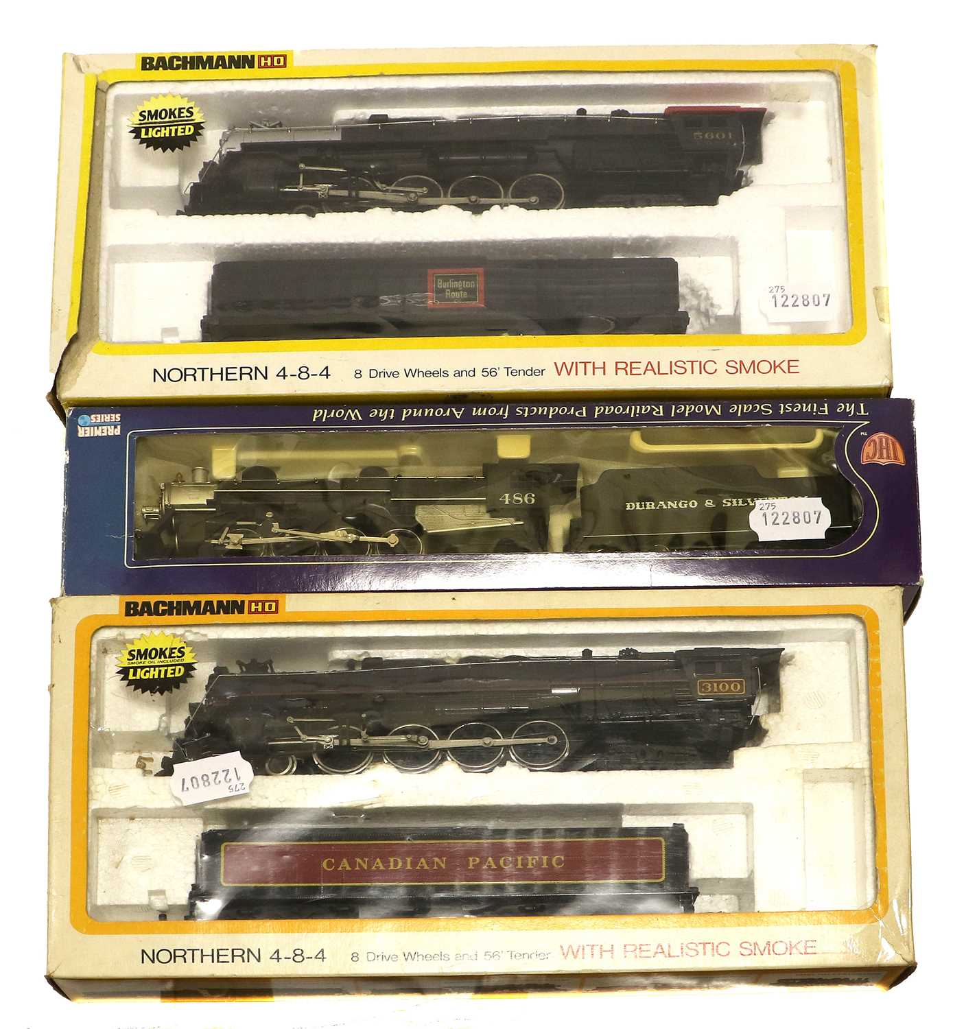 Roco HO Gauge Two 4-8-4 US Locomotives