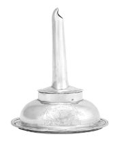 A George III Irish Silver Wine-Funnel and Stand, by William Thompson, Dublin, 1796
