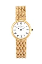 Baume and Mercier: A Lady's 18 Carat Gold Wristwatch, signed Baume & Mercier, model: Classima, circa