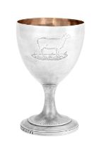 A George III Silver Goblet, by Solomon Hougham, London, 1816