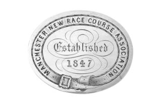 A Victorian Silver 'Manchester New Race Course' Badge or Token, by Isaac Simmons, Sheffield, 1846