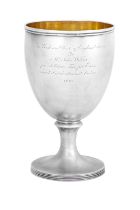 A George III Silver Goblet, by William Bennett, London, 1811