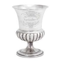 A George IV Silver Goblet, Maker's Mark Rubbed, London, 1829