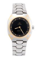 Omega: A Bi-Metal Wristwatch, signed Omega, model: Seamaster Polaris, ref: 386.0822, circa 1990,