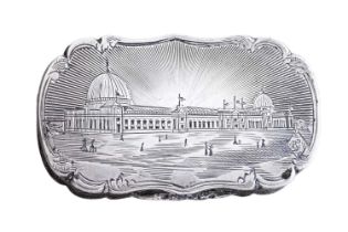 A Victorian Silver Vinaigrette, by Alfred Taylor, Birmingham, 1861