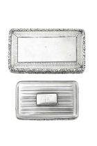 A William IV Silver Snuff-Box, Maker's Mark TS, Birmingham, 1835