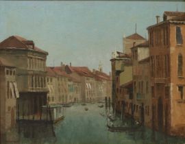 Harold Workman NEA, RA, ROI, RBA (1897-1975) "The Grand Canal, Venice" Signed, inscribed verso,