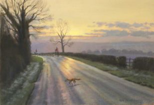 Neil Cawthorne (1936-2022) "Homeward Bound" Signed, oil on canvas, 35.5cm by 50.5cm (unframed)