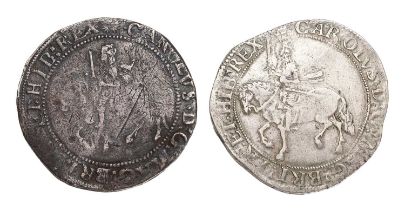2x Charles I, Halfcrowns, comprising; Tower Mint under the King issues (1625-42), mm. crown, group