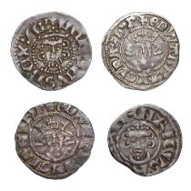 4x Hammered Pennies, comprising; John, short cross penny, 1.34g, London Mint, moneyer Walter (S.