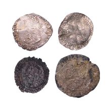 4x Hammered Pennies, 16th and 17th-century issues comprising; Philip and Mary, base penny (S.