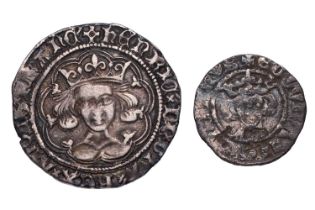 Henry VI, Groat, rosette-mascle issue 1430-31, 3.74g, Calais Mint, mm. plain cross (N.1446, S.