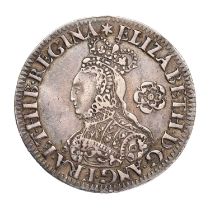 Elizabeth I, 'Milled' Sixpence 1562, 3.02g, mm. star, obv. tall narrow bust with decorated dress,