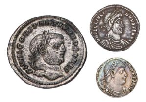 Roman Imperial, Valentinian Siliqua, 14.4mm, 1.36g, Trier Mint 368-75 AD, obv. Valentinian facing