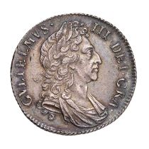 William III, Shilling 1697, third bust, (S.3505; Bull 1128; ESC 1102) Near Extremely Fine-