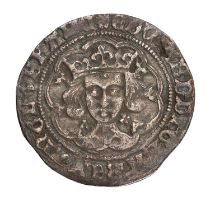 Edward IV, Groat, first reign, light coinage (1464-70), 2.92g, mm. rose, London Mint obv.