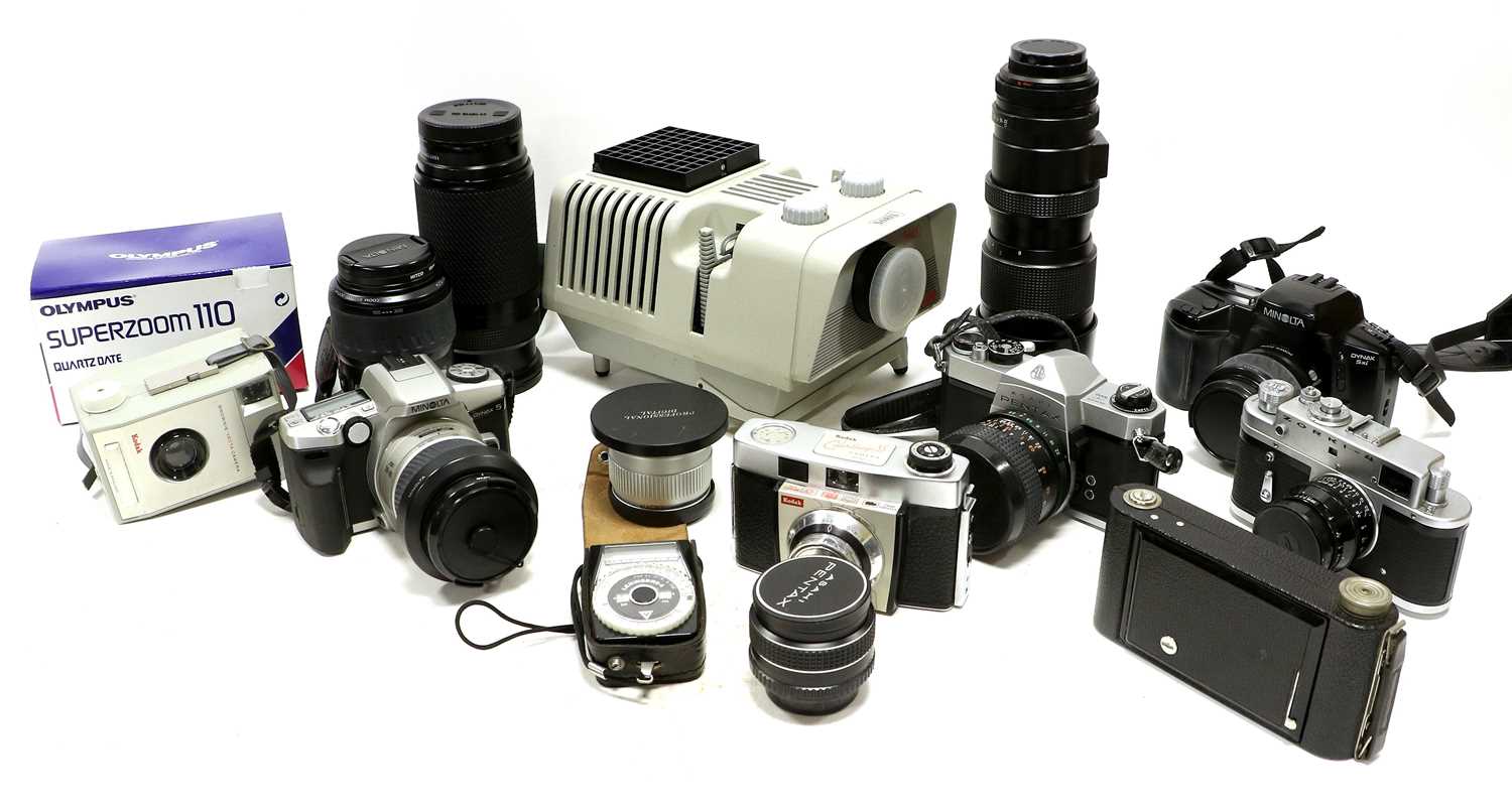 Various Cameras And Lenses