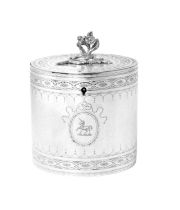 A George III Silver Tea-Caddy, by Edward Cooper, London, 1775