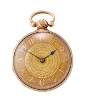 Trewinnard: An 18 Carat Gold Verge Pocket Watch, signed Trewinnard, Bermondsey, 1815, single chain