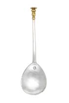 An Elizabeth I Parcel-Gilt Silver Seal-Top Spoon, by Nicholas Bartholomew, London, 1596, Retailed C