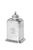 A Queen Anne Silver Tea-Caddy, by David Willaume, London, 1711