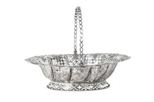 A George II Silver Basket, by William Plummer, London, 1759