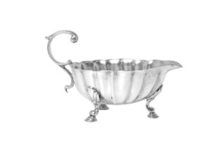 A George II Silver Cream-Boat, by David Hennell, London, 1740