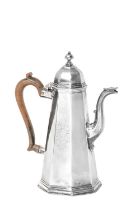 A George I Silver Coffee-Pot, by Richard Green, London, 1715