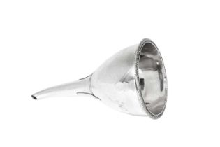 A George III Silver Wine-Funnel, by Peter and William Bateman, London, 1809