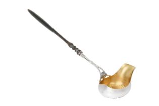 A Danish Silver-Mounted Punch-Ladle, Possibly by Carl Christian Hansen, Aarhus, First Half 19th Cen