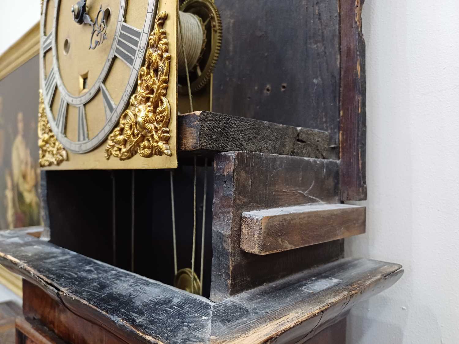 A Walnut Eight Day Longcase Clock with Bolt and Shutter Maintaining power, unsigned, late 17th - Image 11 of 27