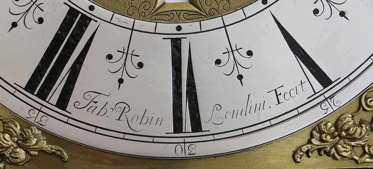 A Walnut Marquetry Eight Day Longcase Clock, signed Fab Robin, Londini, Fecit, circa 1700, flat - Image 2 of 21