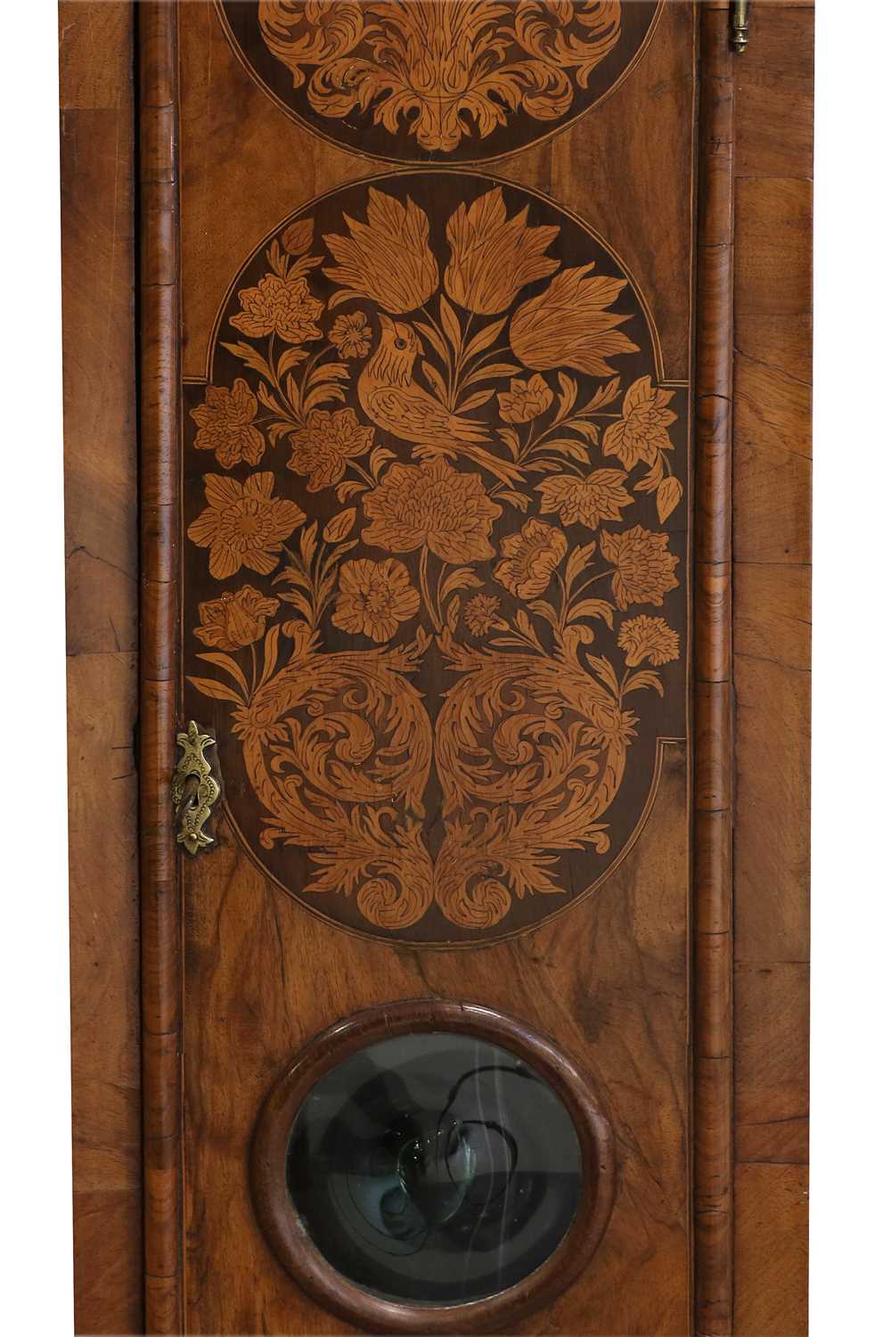 A Walnut Marquetry Eight Day Longcase Clock, signed Fab Robin, Londini, Fecit, circa 1700, flat - Image 3 of 21