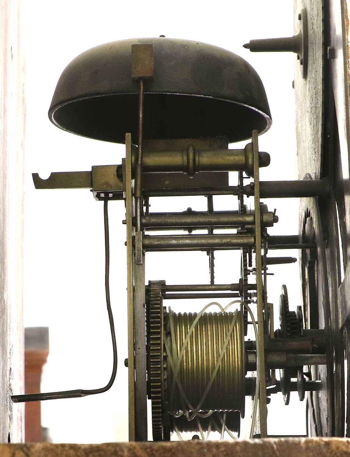 A Mahogany Eight Day Longcase Clock, signed Nathaniel Brown, Manchester, circa 1780, swan neck - Image 10 of 12