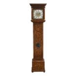 A Walnut Marquetry Eight Day Longcase Clock, signed Fab Robin, Londini, Fecit, circa 1700, flat