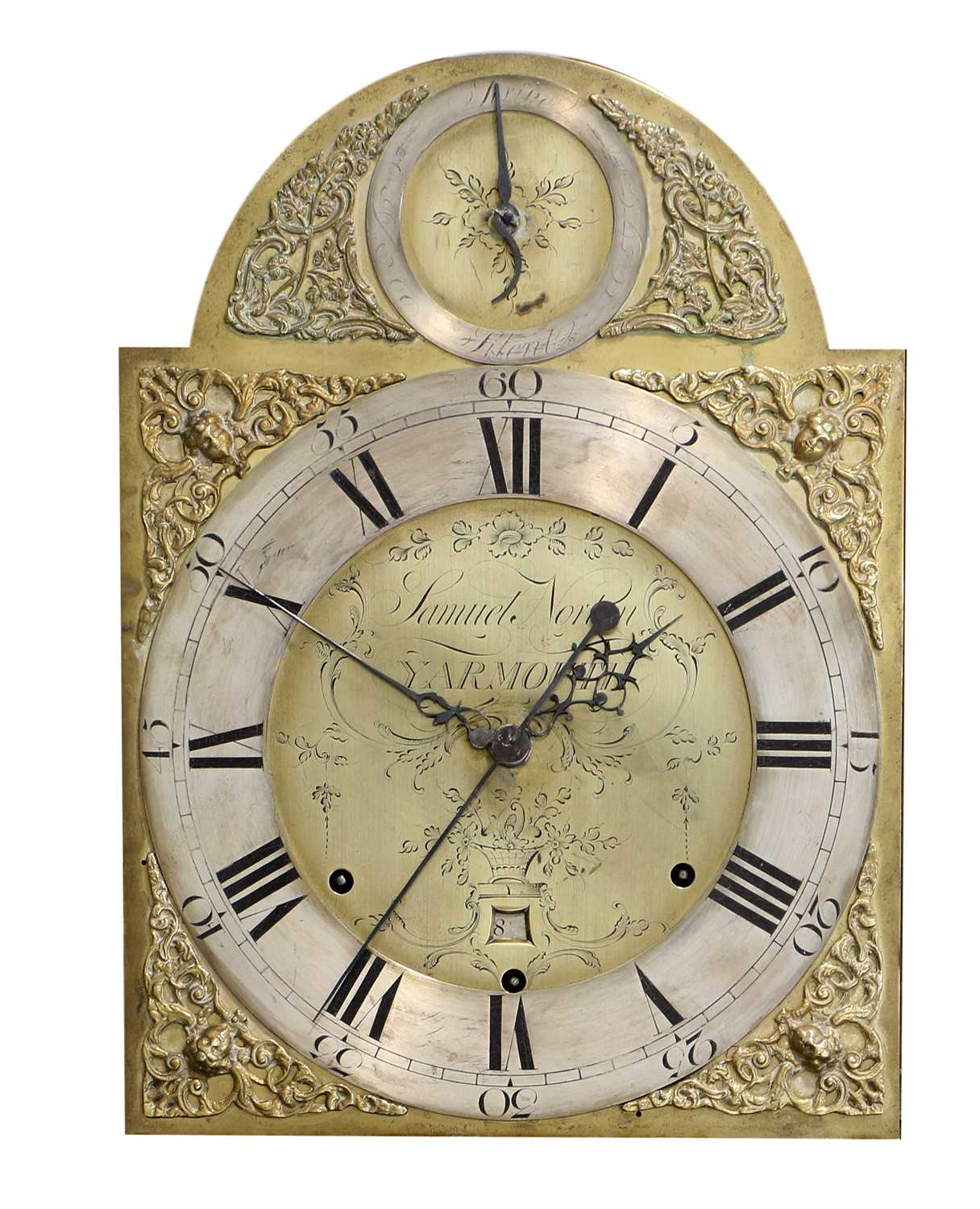 A Good Month Going Chiming Centre Seconds Longcase Clock, signed Samuel Norton, Yarmouth, circa - Image 2 of 4