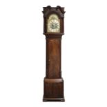 A Mahogany Eight Day Longcase Clock, signed Nathaniel Brown, Manchester, circa 1780, swan neck