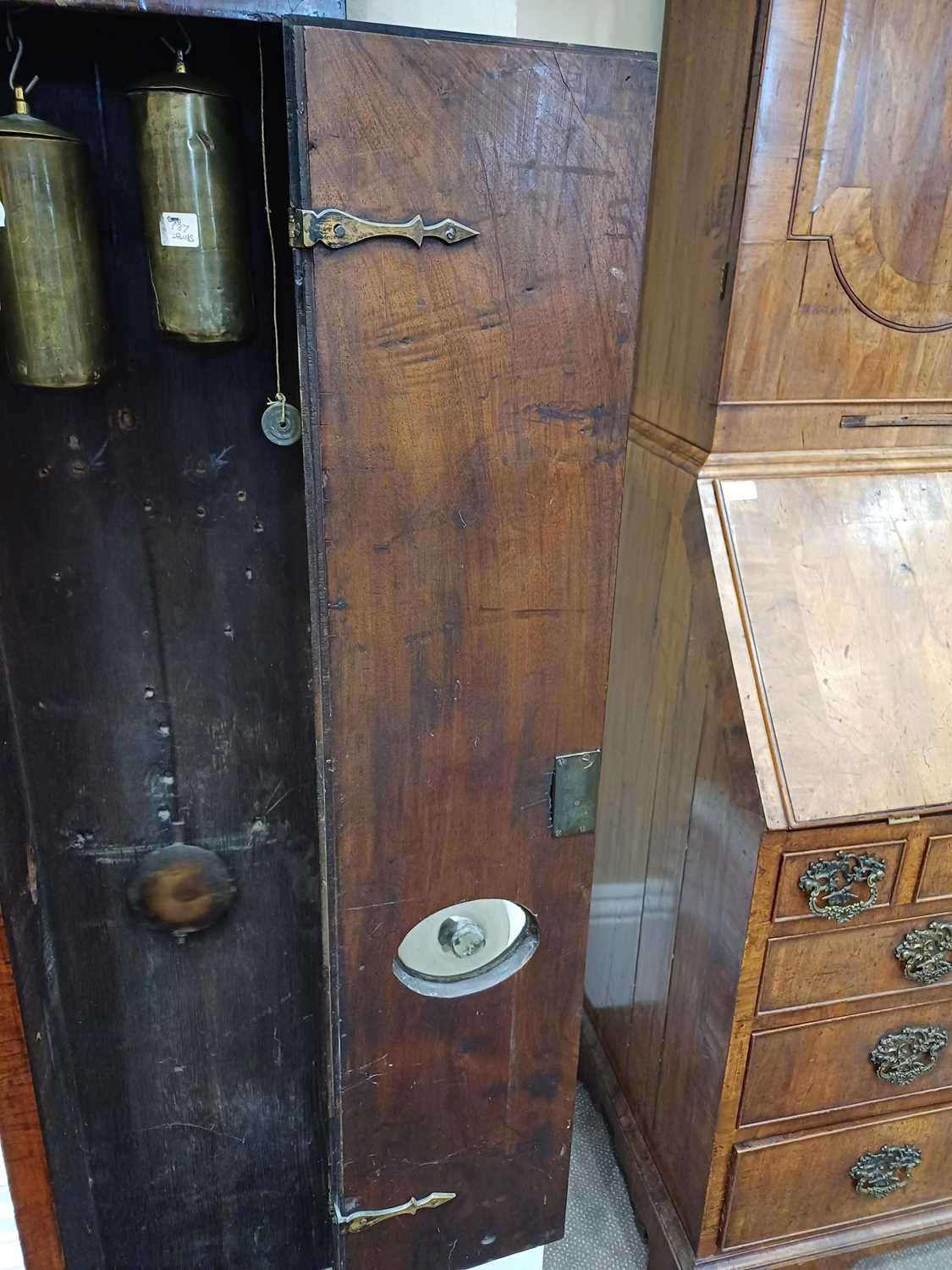 A Walnut Eight Day Longcase Clock with Bolt and Shutter Maintaining power, unsigned, late 17th - Image 8 of 27