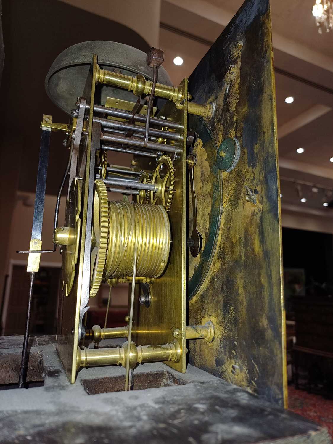 A Walnut Eight Day Longcase Clock with Bolt and Shutter Maintaining power, unsigned, late 17th - Image 4 of 27