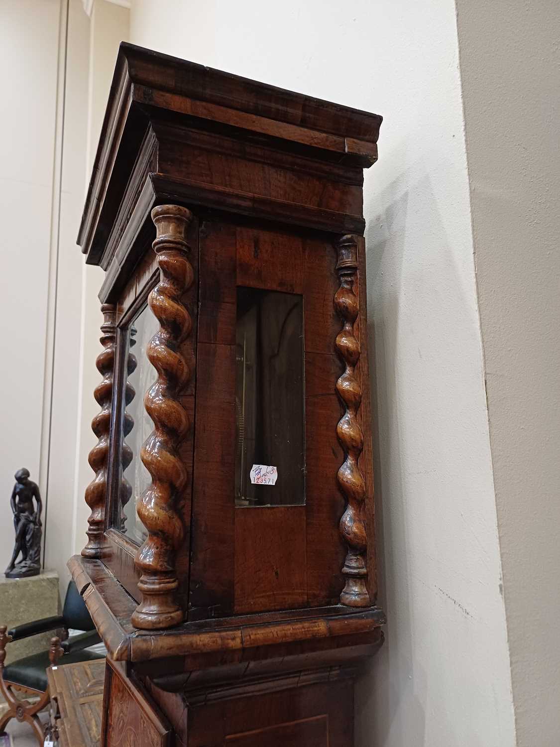 A Walnut Eight Day Longcase Clock with Bolt and Shutter Maintaining power, unsigned, late 17th - Image 17 of 27