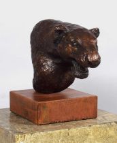 Natural History Bronze: David Cemmick (Contemporary), African Leopard, a superb example in bronze of